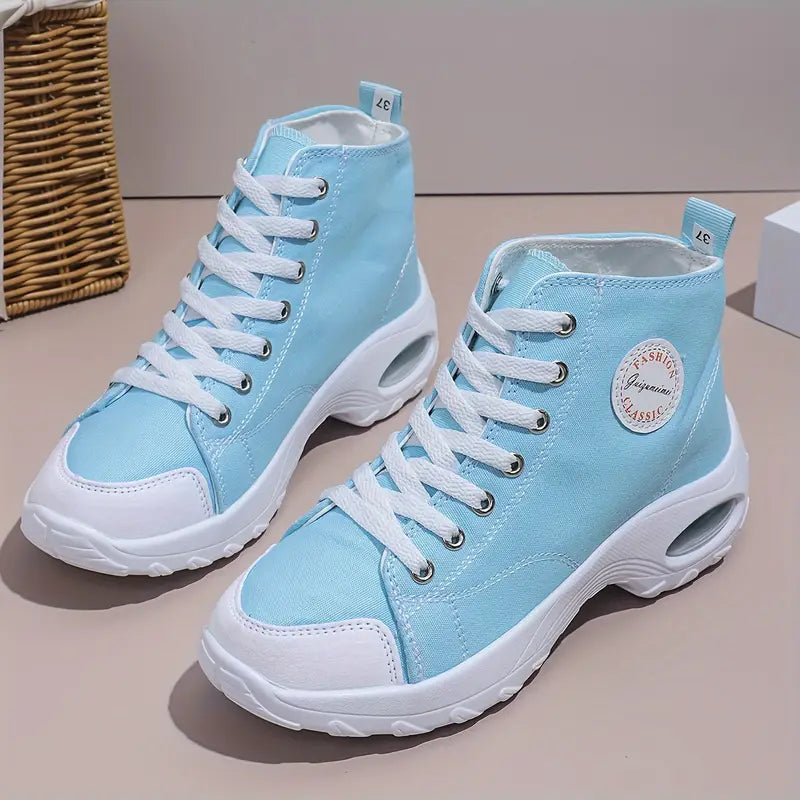Women's Classic Fashion Lace-up Air cushion Versatile Sneakers Sports Shoes