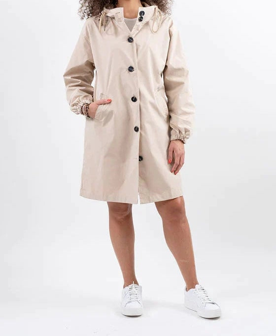 Water Resistant Oversized Hooded Windbreaker Rain Resistant Jacket