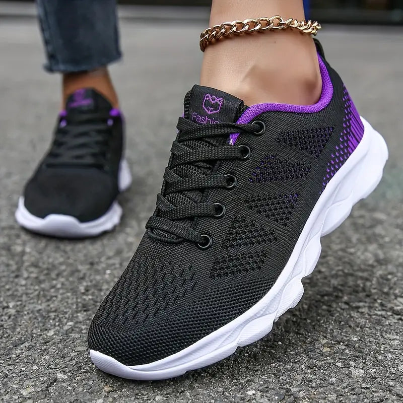 🔥 49% OFF -Women's Breathable Mesh Sneakers Lightweight Flying Woven Sport Shoes