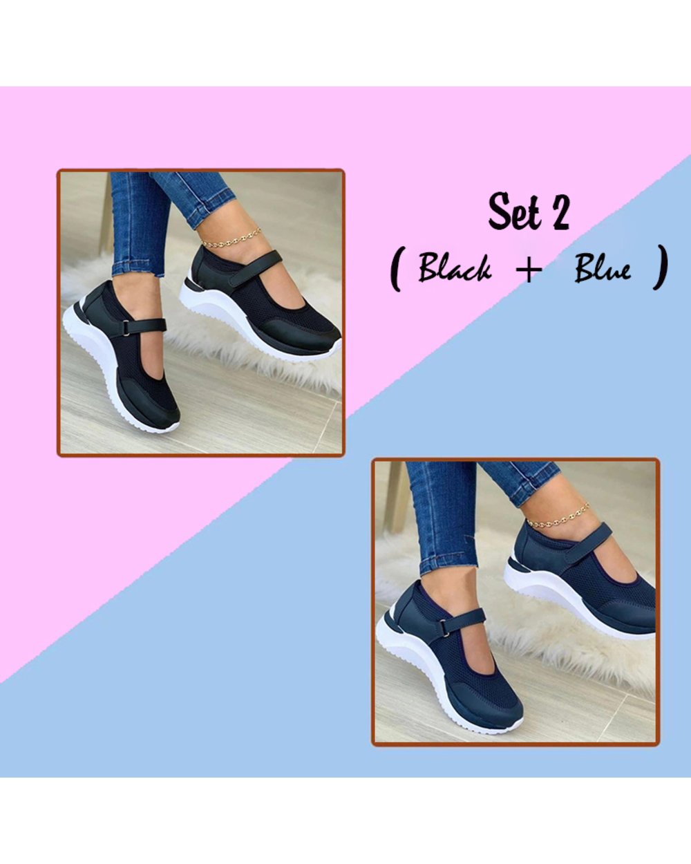 50% OFF TODAY ONLY - Women Mesh Casual Sneakers 2024 - Buy 2 To Get Free Shipping