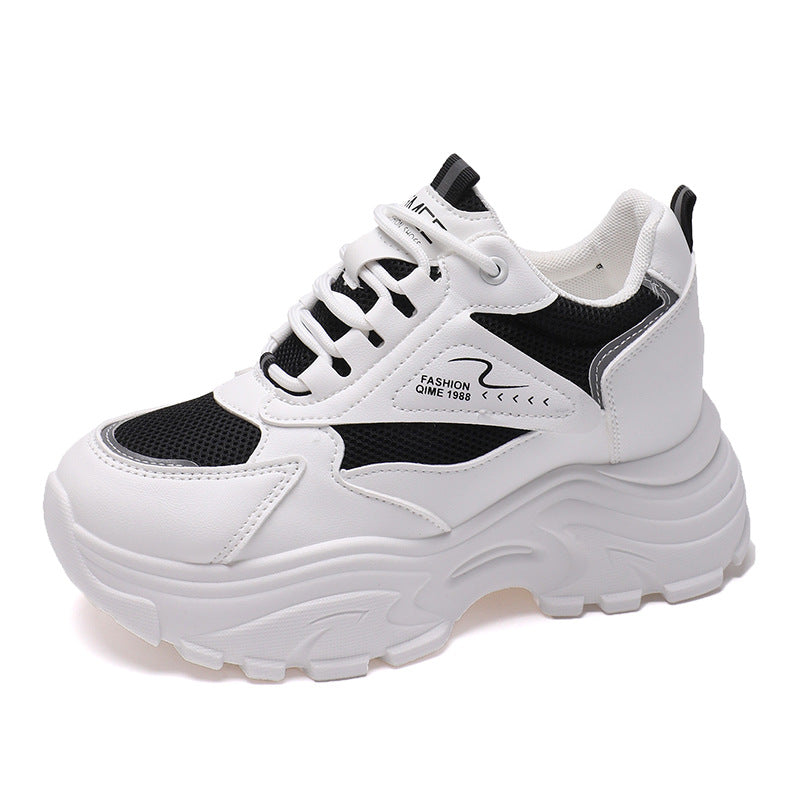 Women's Fashion Chunky Sneakers Trendy Wedge Sports Shoes