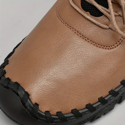 Women's Comfortable Waterproof Leather Sneaker Boots Shoes