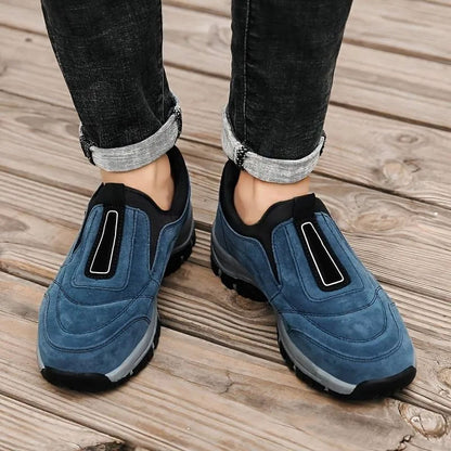 Men's Outdoor Lightweight Non-slip Walking Shoes Slip-On Hiking Shoes Sneakers