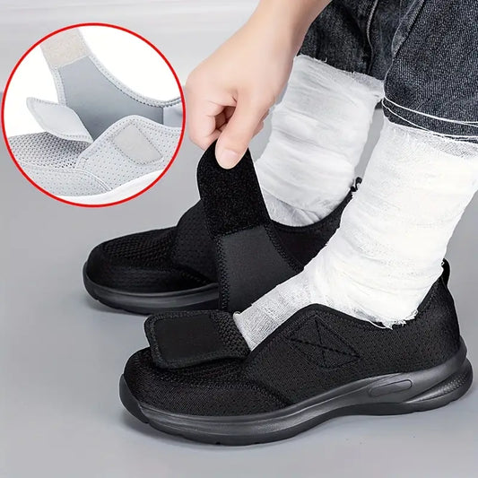 Women's Adjustable Orthopedic Wide Feet Swollen Walking Shoes