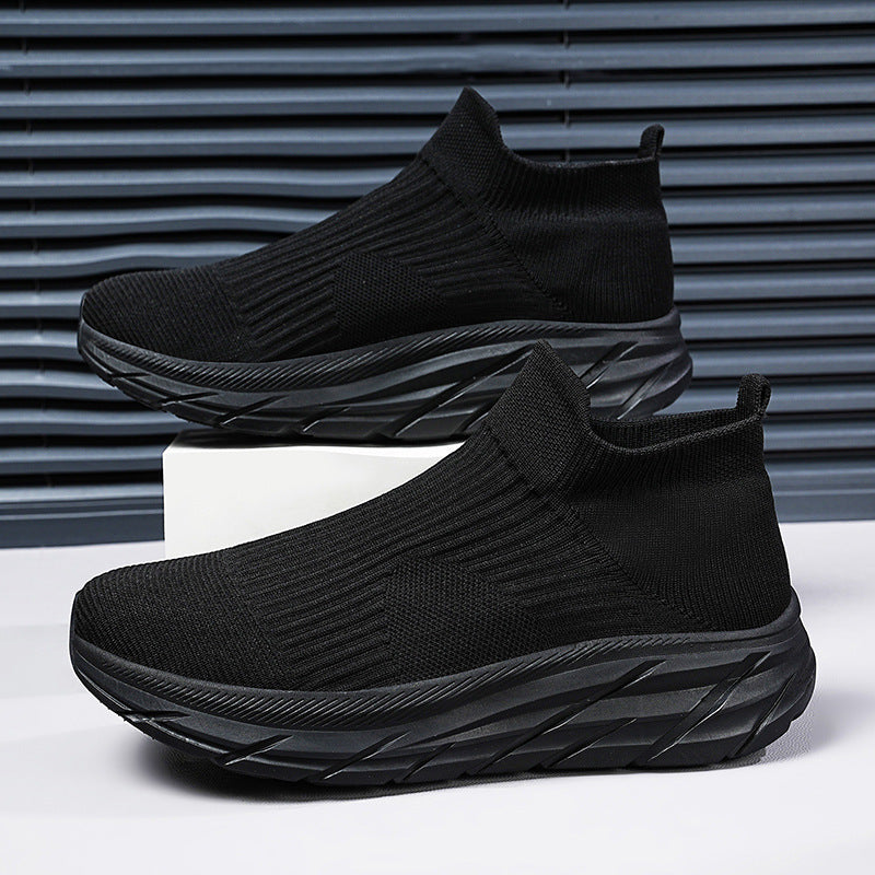 Men's and Women's Breathable Knit Arch Support & Cushioned Sole Slip-On Sneakers