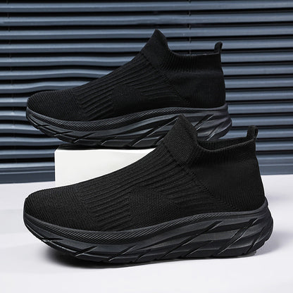 Men's and Women's Breathable Knit Arch Support & Cushioned Sole Slip-On Sneakers