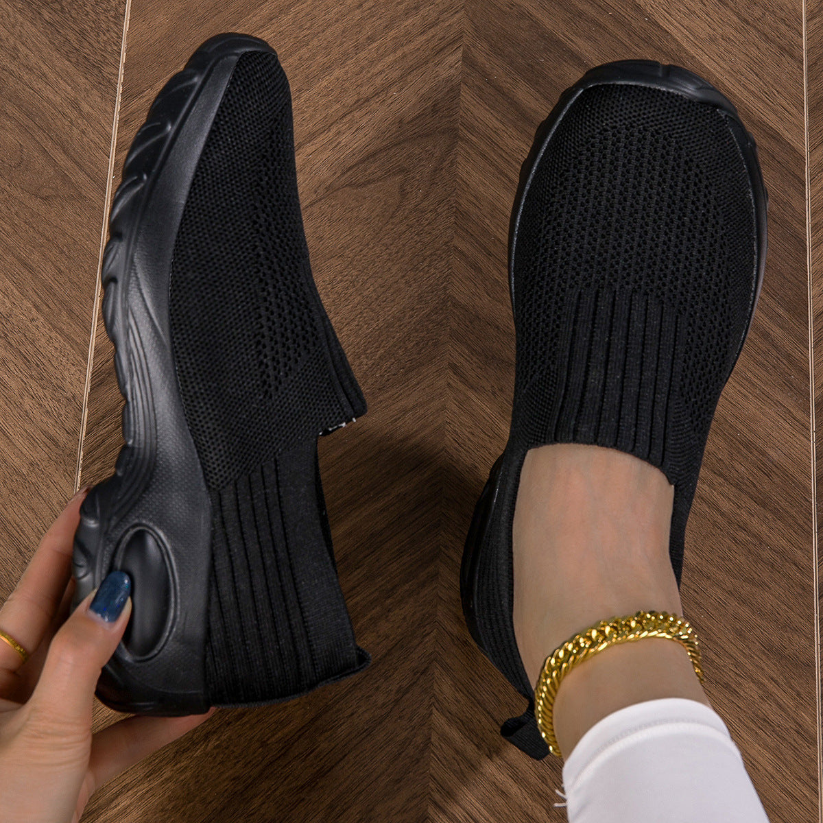 Women's Fashion Breathable Slip-On Sneakers
