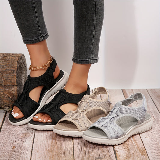 Women's Ultra-Breathable & Comfortable Sporty Peep Toe Mesh Sandals Outdoor Shoes for Summer Adventures