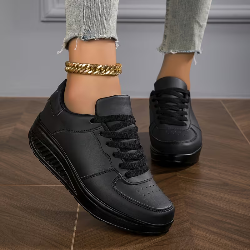Women's Fashionable Platform Orthopedic Sneakers Slip-on Shoes