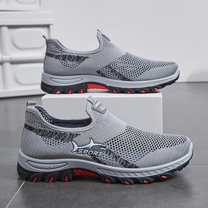 Men's Lightweight Breathable Anti-slip Sneakers for Outdoor Activities
