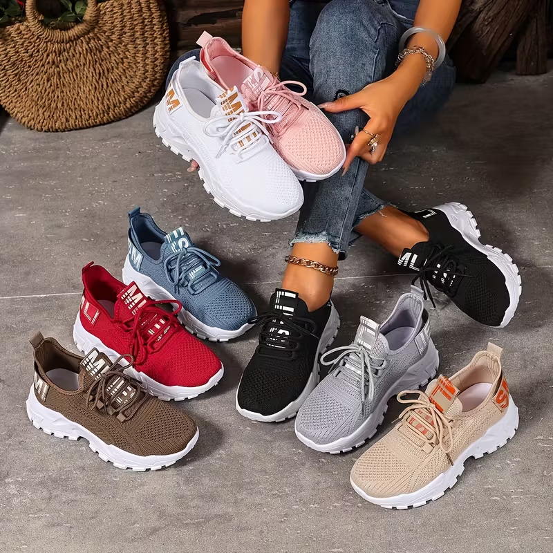Women's Breathable & Lightweight Cushioned Sole Slip-On Sneakers