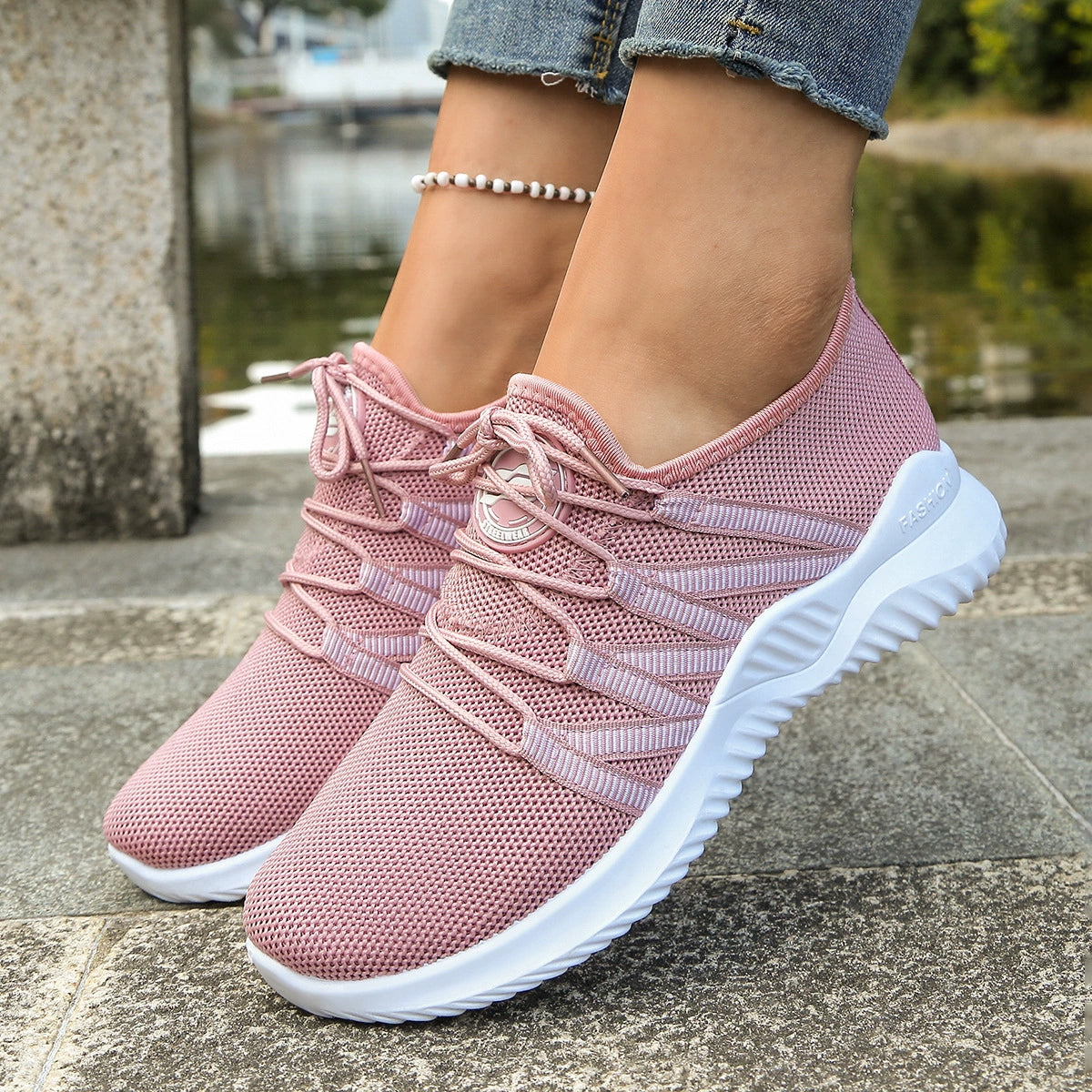 Women's Stylish Breathable Knit Sneakers