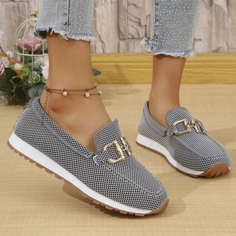 Women's Stylish Orthopaedic Slip‑On Loafers Walking Shoes Trainers