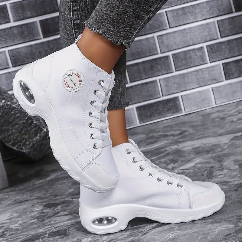Women's Classic Fashion Lace-up Air cushion Versatile Sneakers Sports Shoes