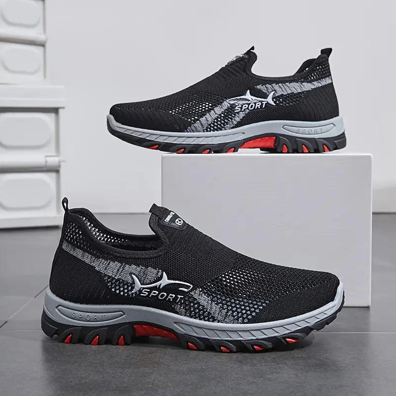 Men's Lightweight Breathable Anti-slip Sneakers for Outdoor Activities