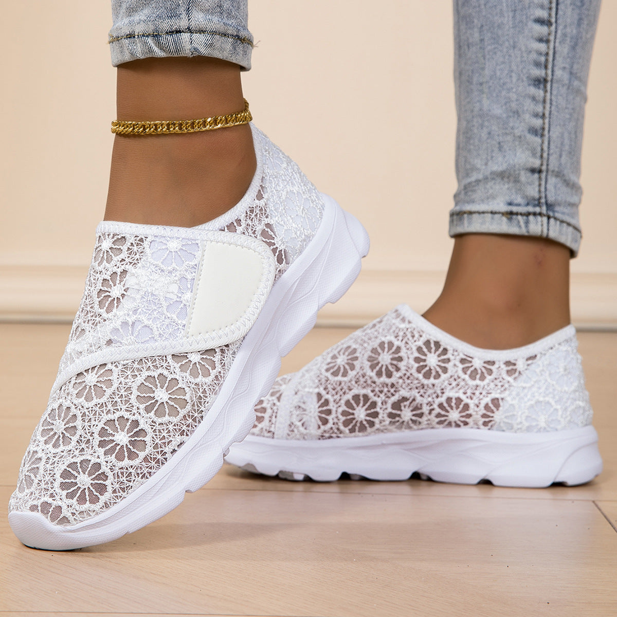Women's Breathable Adjustable Orthopedic Sneakers for Wide & Swollen Feet