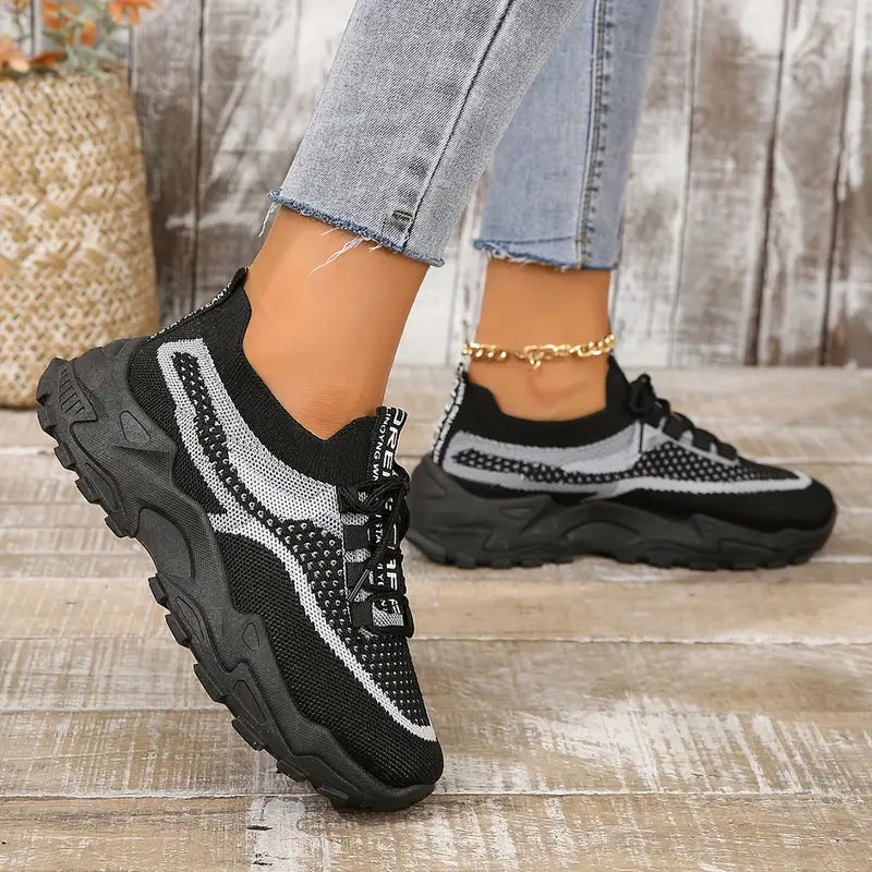 Women's Breathable Mesh Platform Sneakers