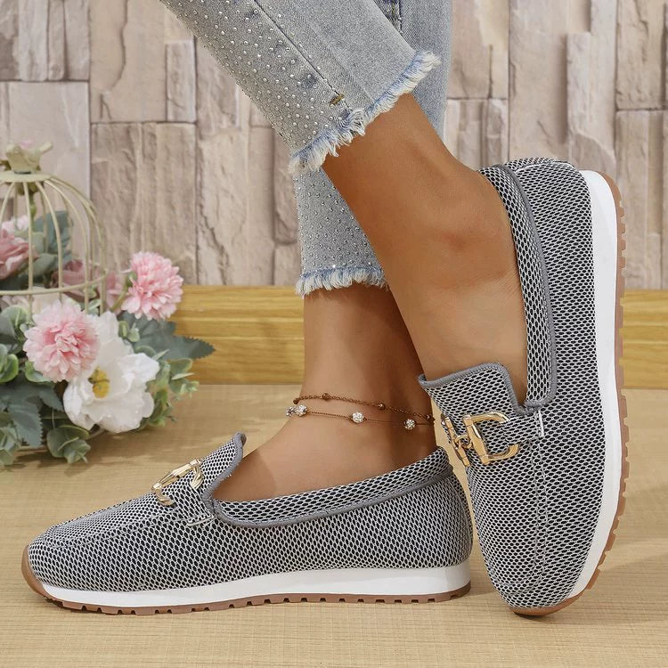 Women's Stylish Orthopaedic Slip‑On Loafers Walking Shoes Trainers