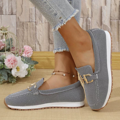 Women's Stylish Orthopaedic Slip‑On Loafers Walking Shoes Trainers