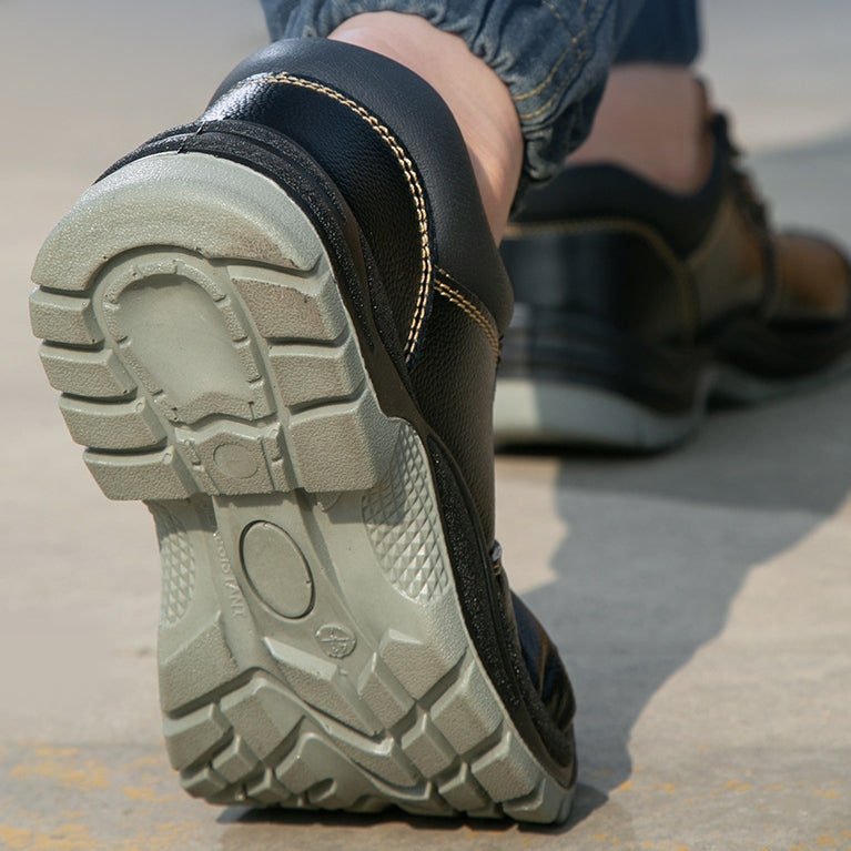 Men's and Women's Non-slip Waterproof Shock-resistant and Wear-resistant Safety Work Boots