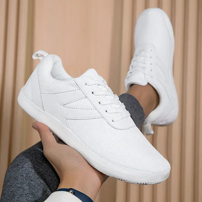Women's Plus Size Arch Support Wide Toe Box Sneakers Athletic Shoes for Long Walks