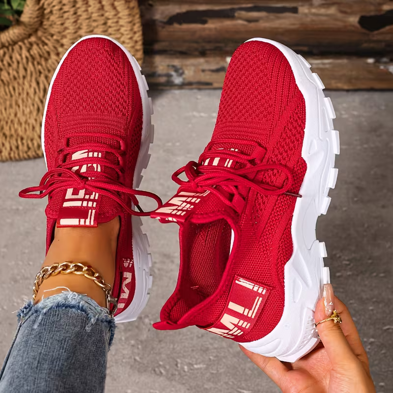 Women's Breathable & Lightweight Cushioned Sole Slip-On Sneakers