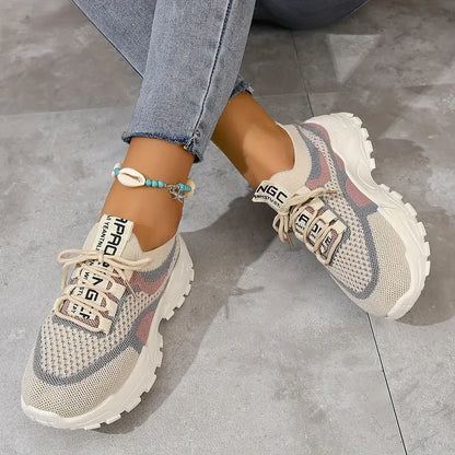 Women's Breathable Mesh Platform Sneakers
