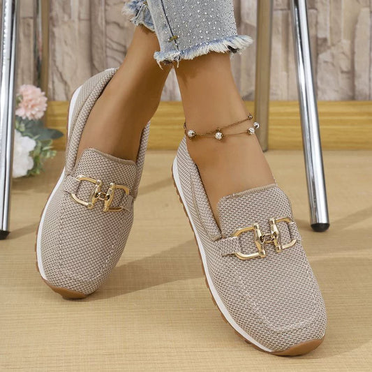 Women's Stylish Orthopaedic Slip‑On Loafers Walking Shoes Trainers