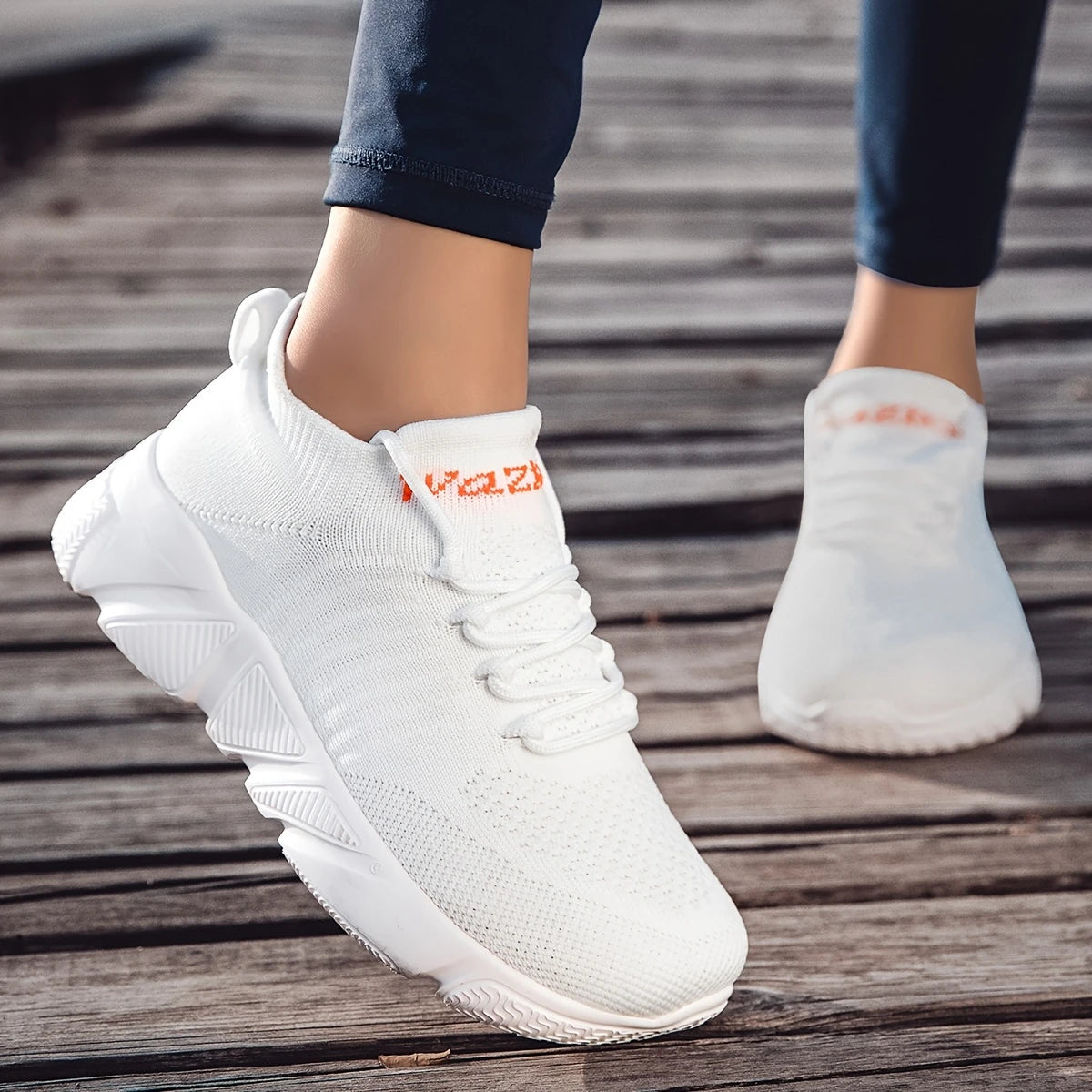 Plus-Size Wide Toe Box Lightweight&Breathable Sneakers Walking Shoes