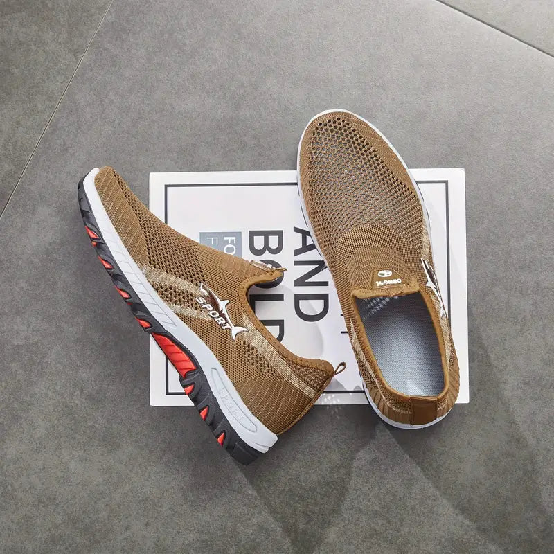 Men's Lightweight Breathable Anti-slip Sneakers for Outdoor Activities