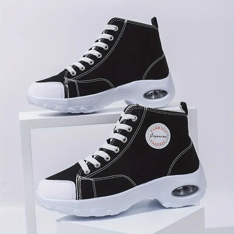 Women's Classic Fashion Lace-up Air cushion Versatile Sneakers Sports Shoes