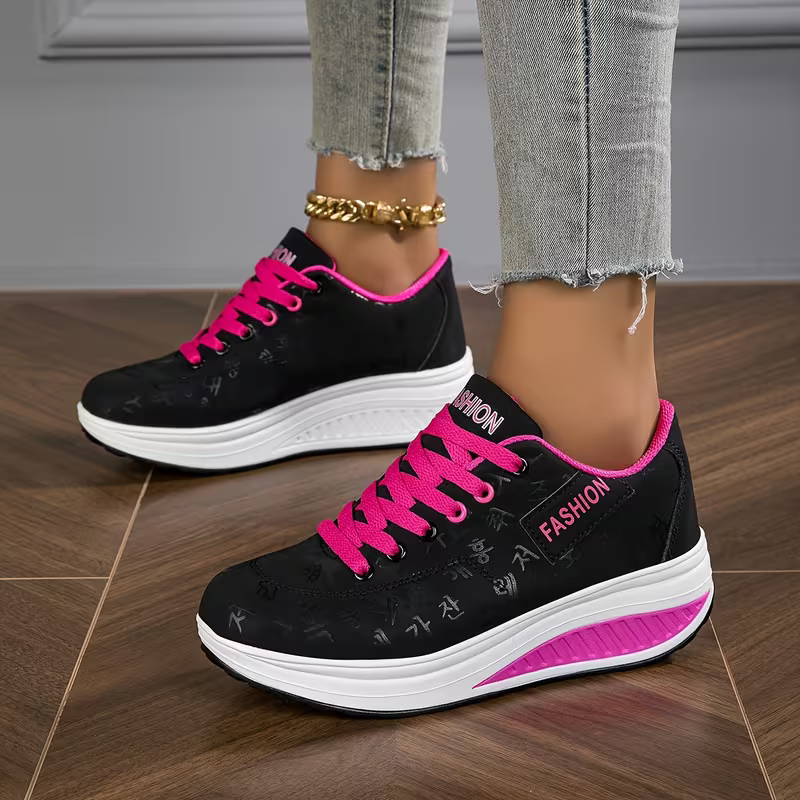Women's Fashionable Platform Orthopedic Sneakers Slip-on Shoes