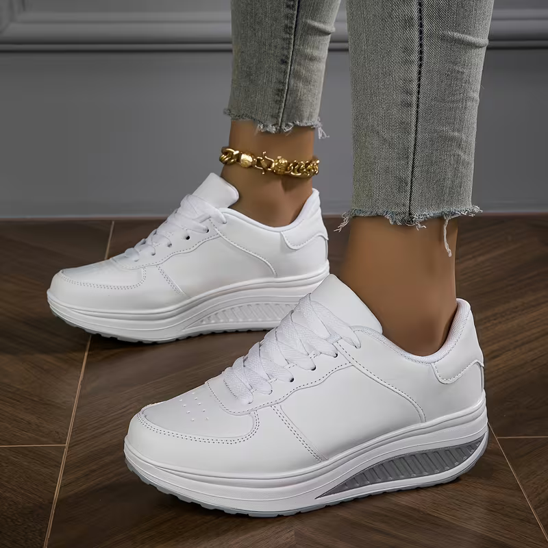 Women's Fashionable Platform Orthopedic Sneakers Slip-on Shoes