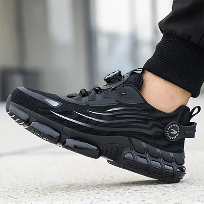 Men's Lightweight Breathable Arch Support All-Terrain Traction Tread Cushioned EVA Insole Sneakers Shoes