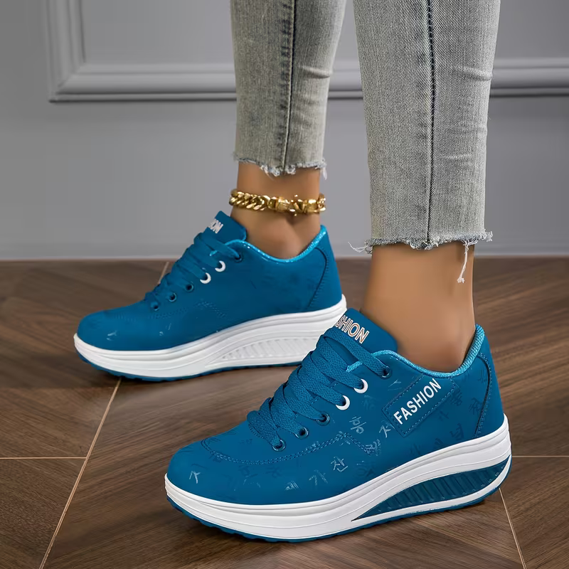 Women's Fashionable Platform Orthopedic Sneakers Slip-on Shoes