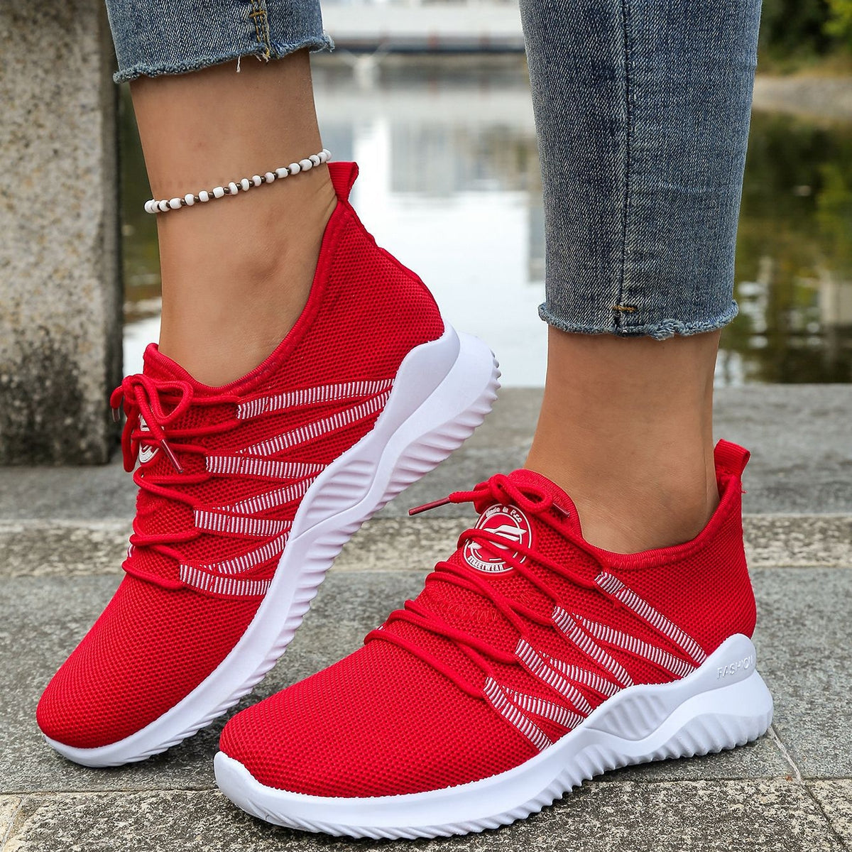 Women's Stylish Breathable Knit Sneakers