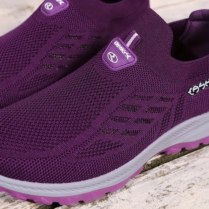 Women's New Comfortable & Breathable Slip-On Walking Shoes Sneakers