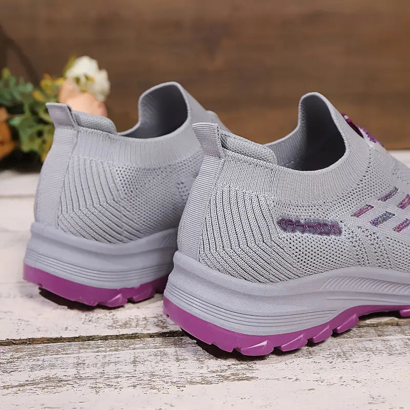 Women's New Comfortable & Breathable Slip-On Walking Shoes Sneakers