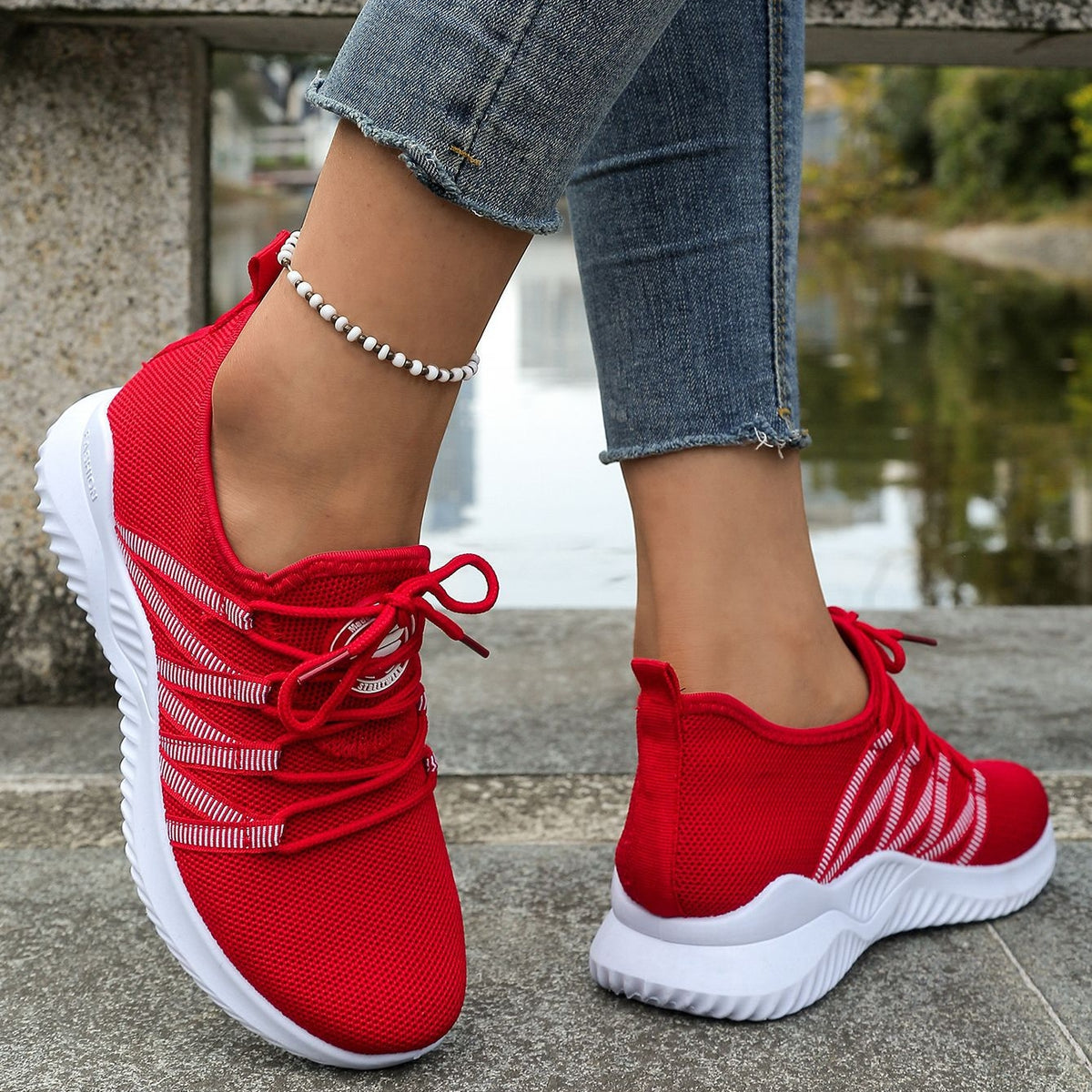 Women's Stylish Breathable Knit Sneakers
