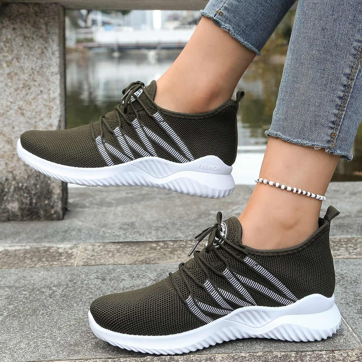 Women's Stylish Breathable Knit Sneakers