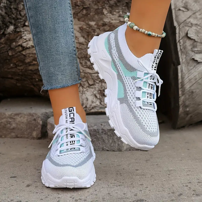 Women's Breathable Mesh Platform Sneakers