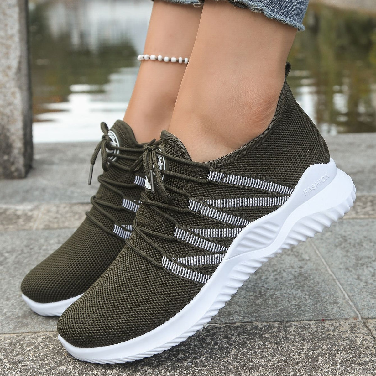 Women's Stylish Breathable Knit Sneakers