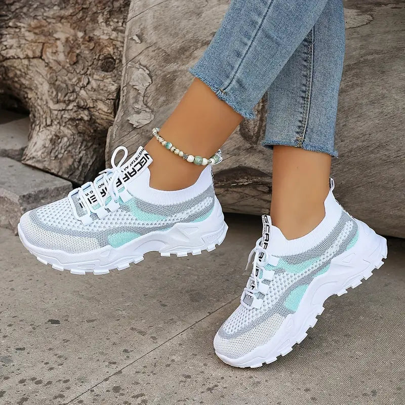 Women's Breathable Mesh Platform Sneakers