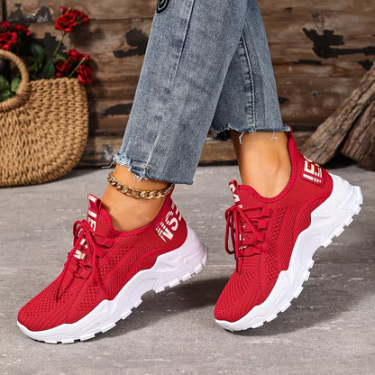 Women's Breathable & Lightweight Cushioned Sole Slip-On Sneakers