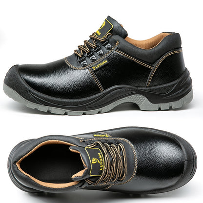 Men's and Women's Non-slip Waterproof Shock-resistant and Wear-resistant Safety Work Boots