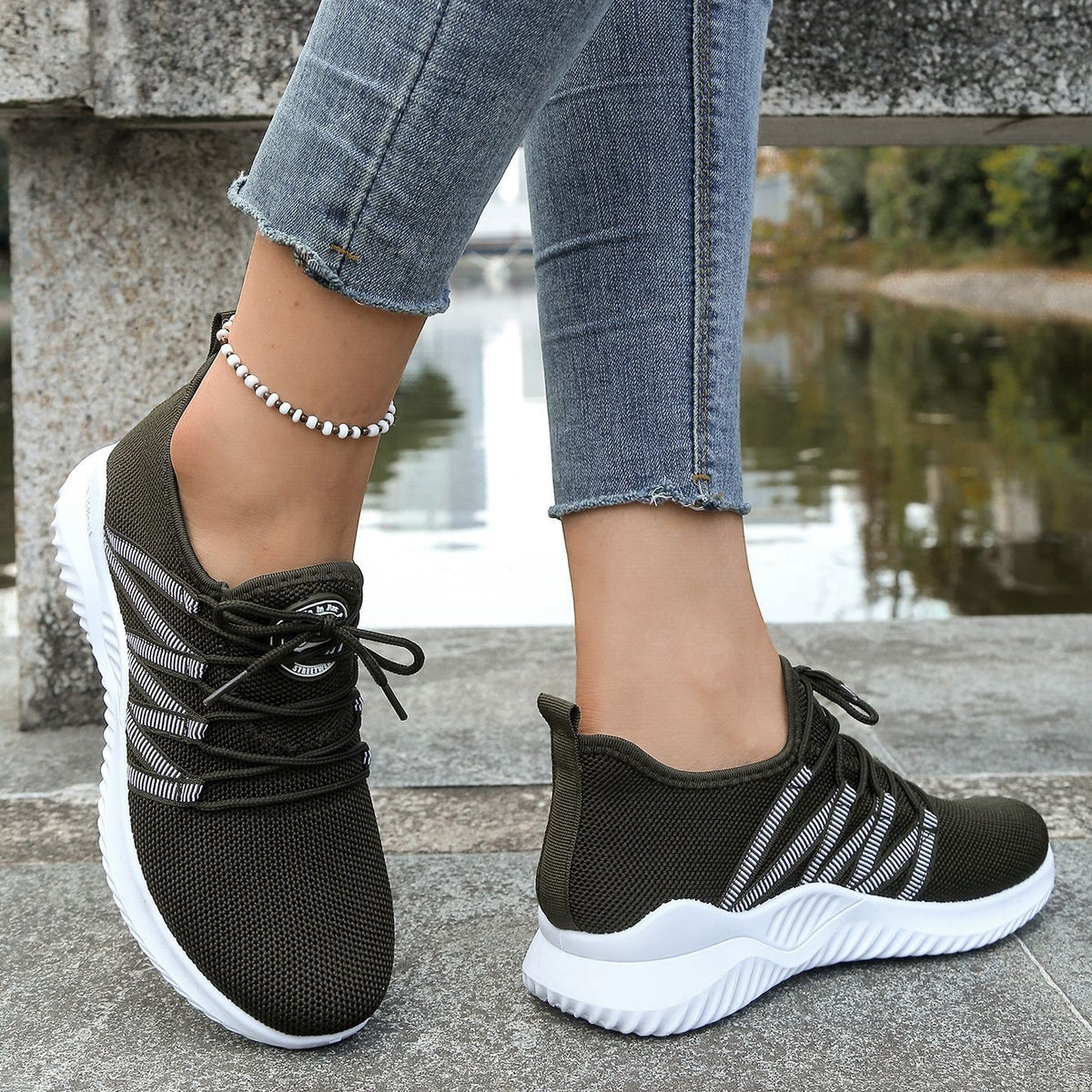 Women's Stylish Breathable Knit Sneakers