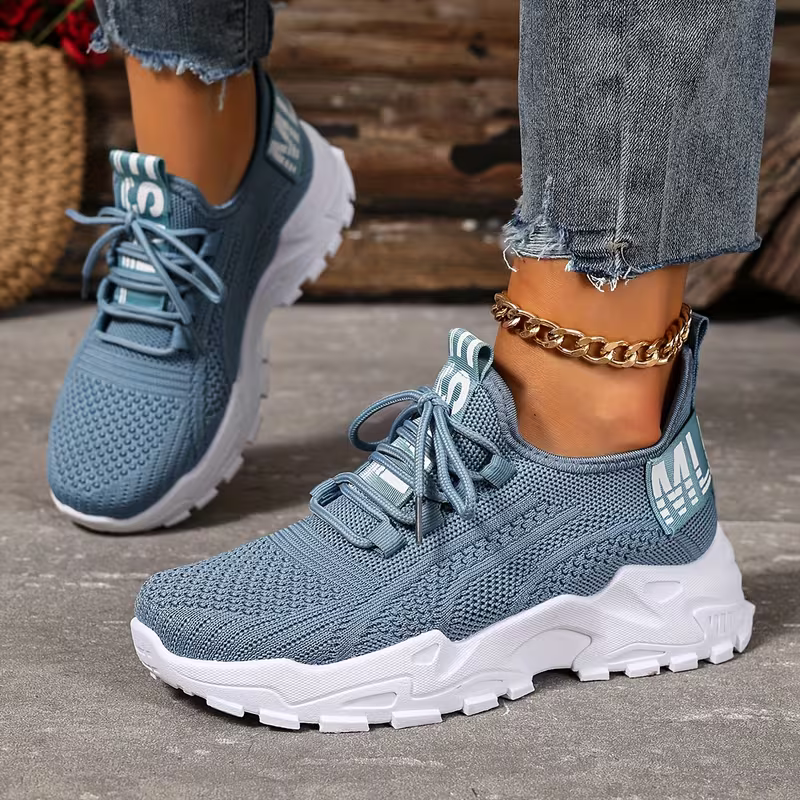 Women's Breathable & Lightweight Cushioned Sole Slip-On Sneakers