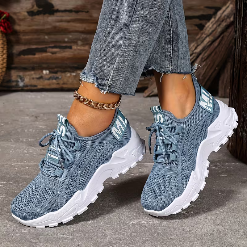 Women's Breathable & Lightweight Cushioned Sole Slip-On Sneakers