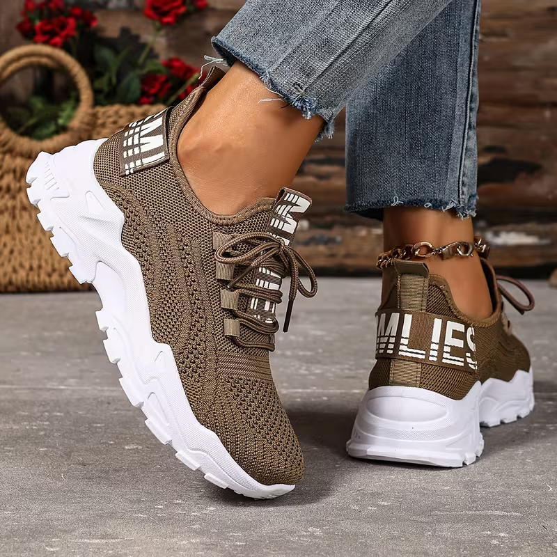 Women's Breathable & Lightweight Cushioned Sole Slip-On Sneakers