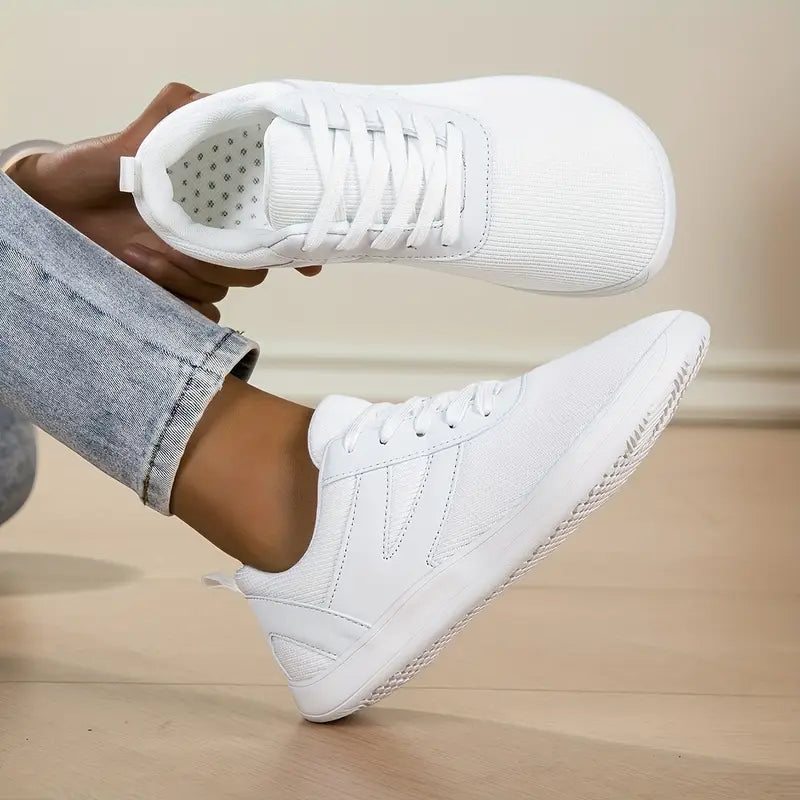 Women's Plus Size Arch Support Wide Toe Box Sneakers Athletic Shoes for Long Walks